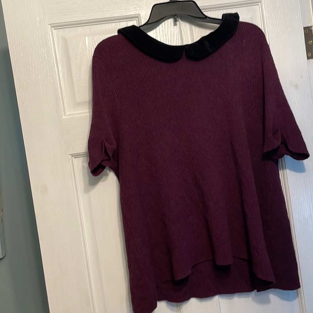 Burgundy sweater